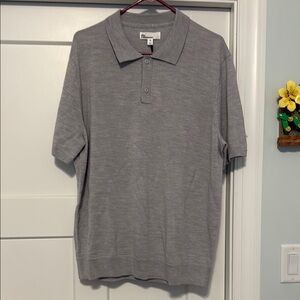 Men's Gray Polo Shirt